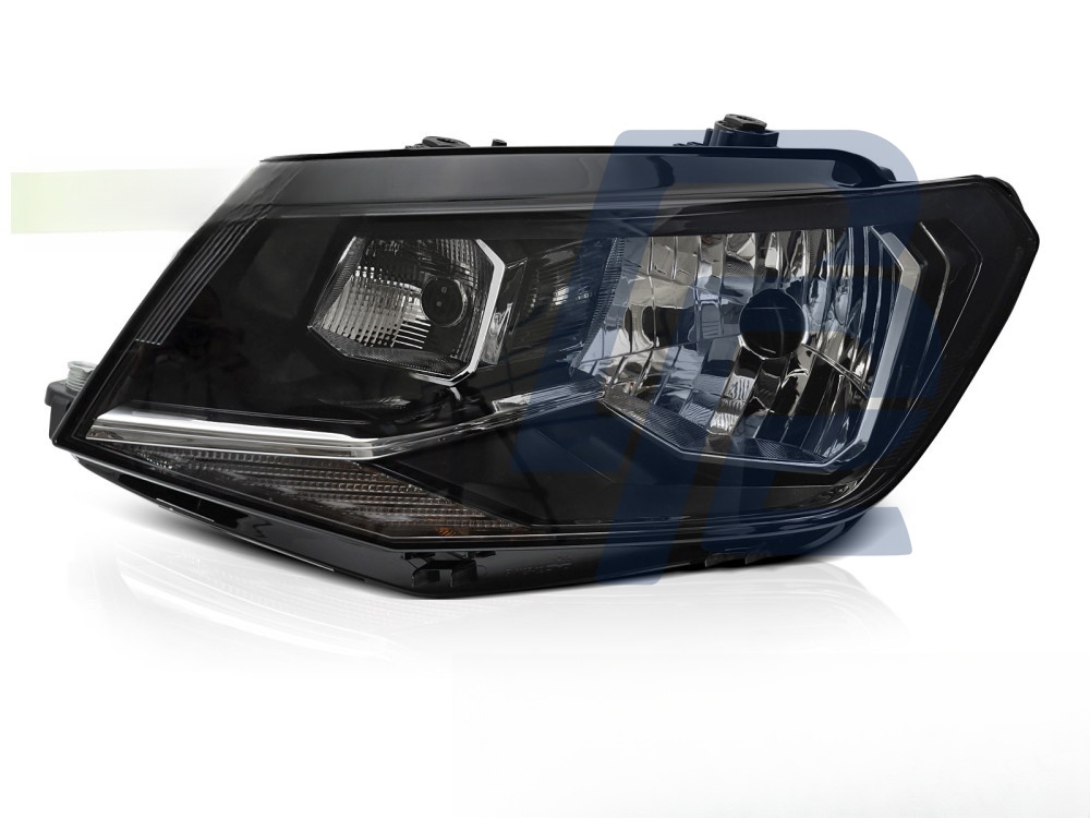 Headlight Black Left Side H4 TYC for VW Caddy 2015–2020 - 2