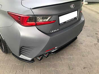 Central Rear Splitter (Without Vertical Bars) Lexus RC (2014-UP)