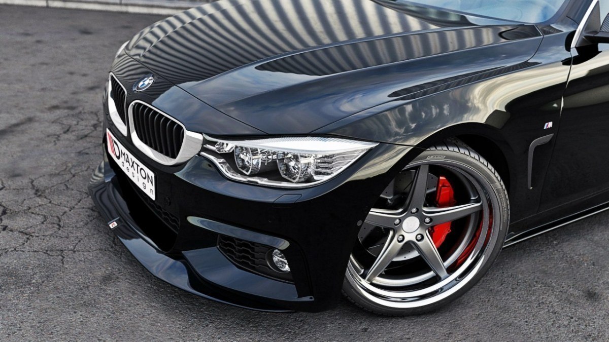 FRONT SPLITTER V.2 BMW 4 F32 M-PACK (GTS-LOOK) - 5