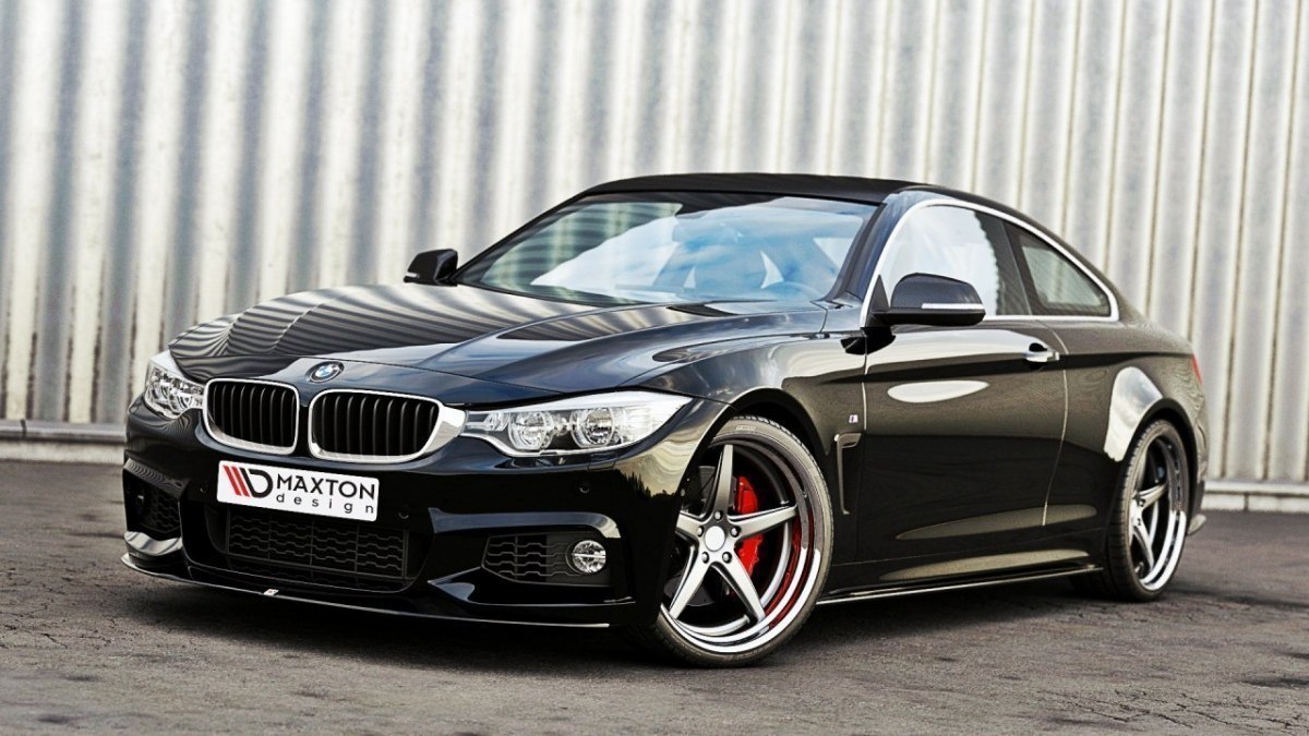 FRONT SPLITTER V.2 BMW 4 F32 M-PACK (GTS-LOOK) - 4