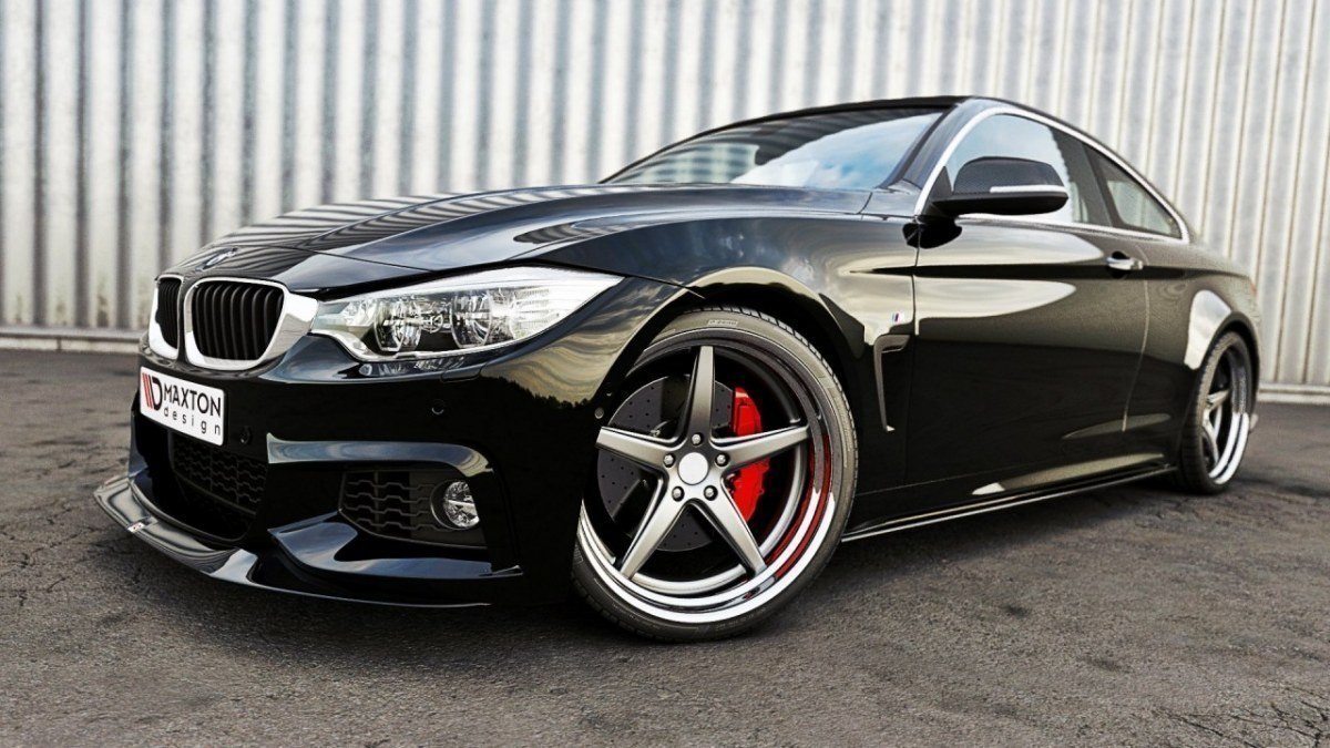 FRONT SPLITTER V.2 BMW 4 F32 M-PACK (GTS-LOOK) - 3