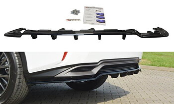 Central Rear Splitter Lexus RX MK4 H (With Vertical Bars)