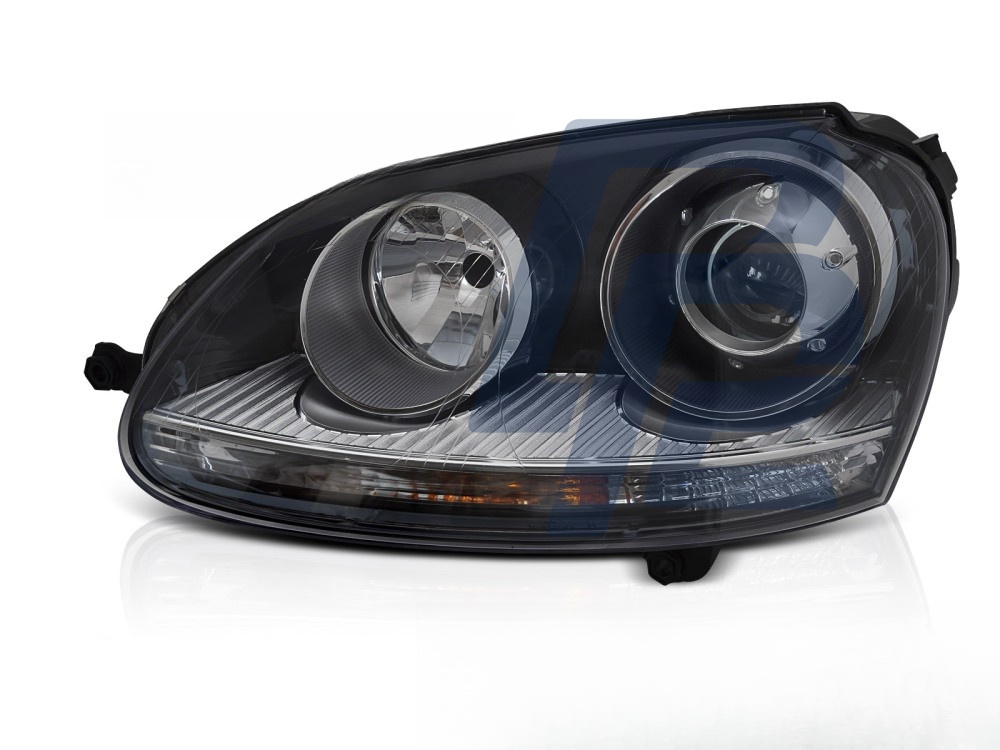 Xenon Left Headlight TYC for VW Golf V 2003–2009 - 3
