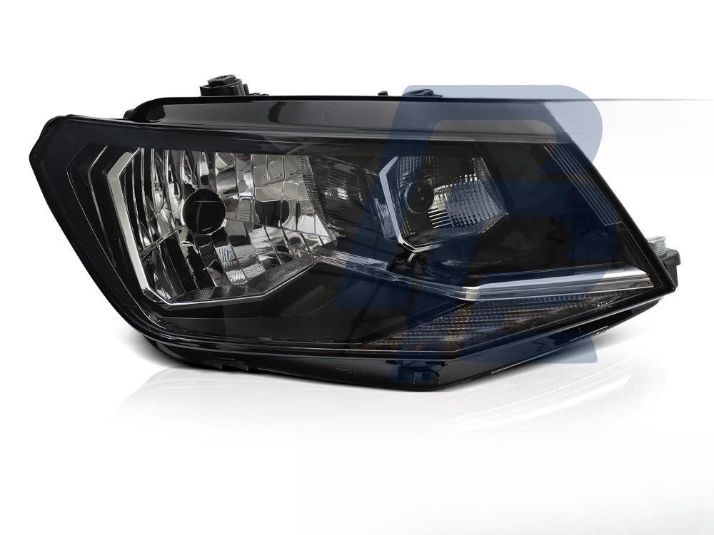 Headlight Black Right Side H4 TYC for VW Caddy 2015–2020 - 3