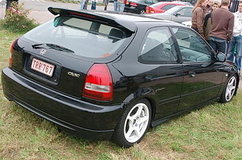HONDA CIVIC 96-00 3D TYPE R REARSPOILER +LED [SIX]