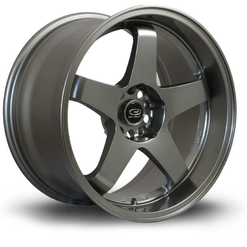 ROTA GTR/P45-D 18 INCH 10J 5X114 ET12 STEELGREY