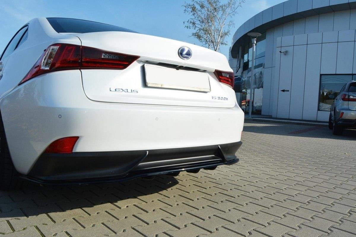 Central Rear Splitter (Vertical Bars) Lexus IS 300H Mk3 - 4