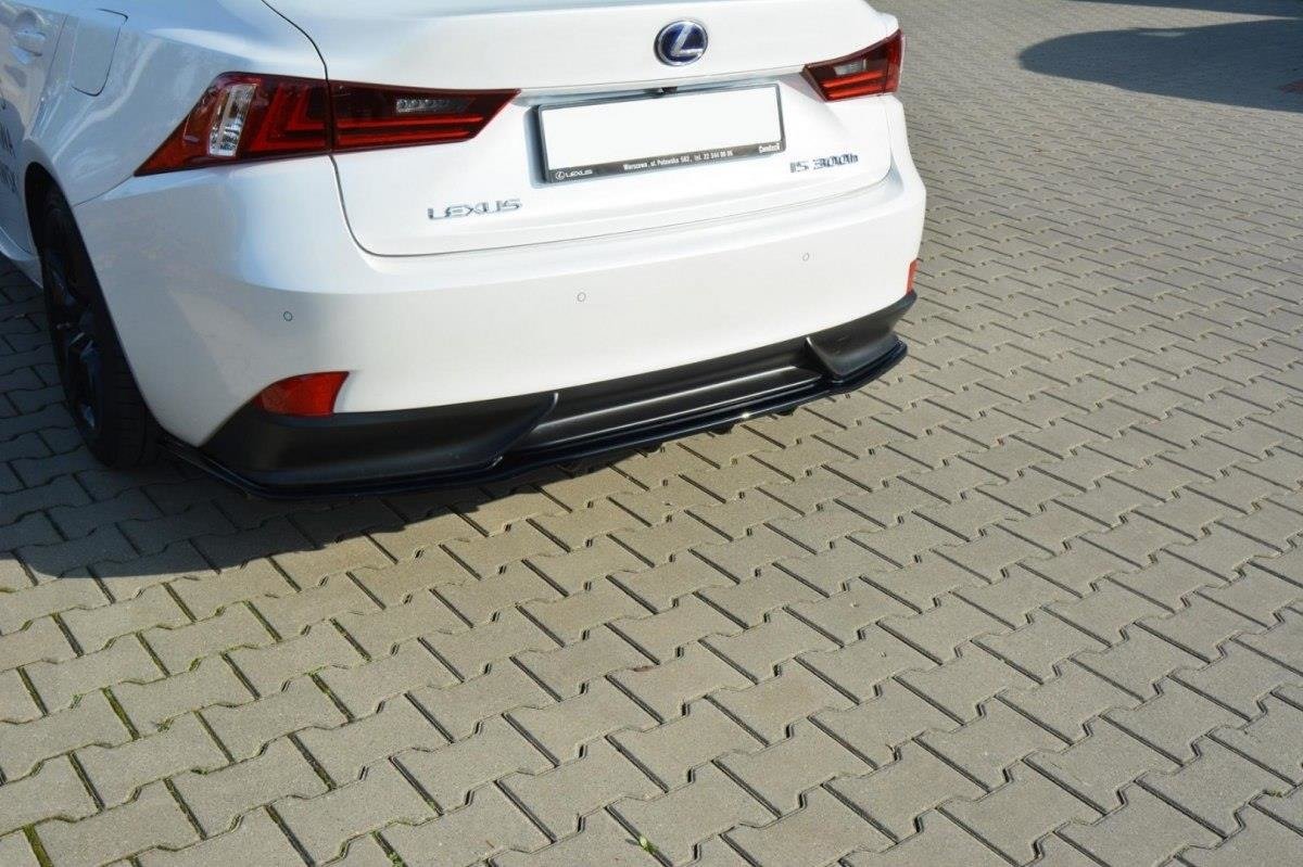 Central Rear Splitter (Vertical Bars) Lexus IS 300H Mk3 - 3
