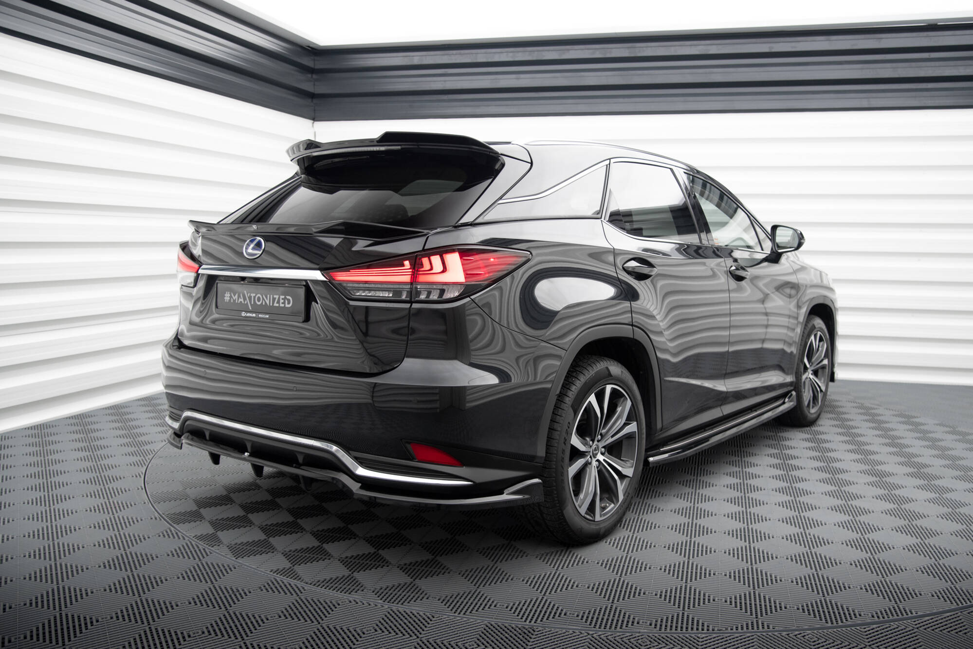 Upper Spoiler CAP 3D Lexus RX Mk4 Facelift - 2