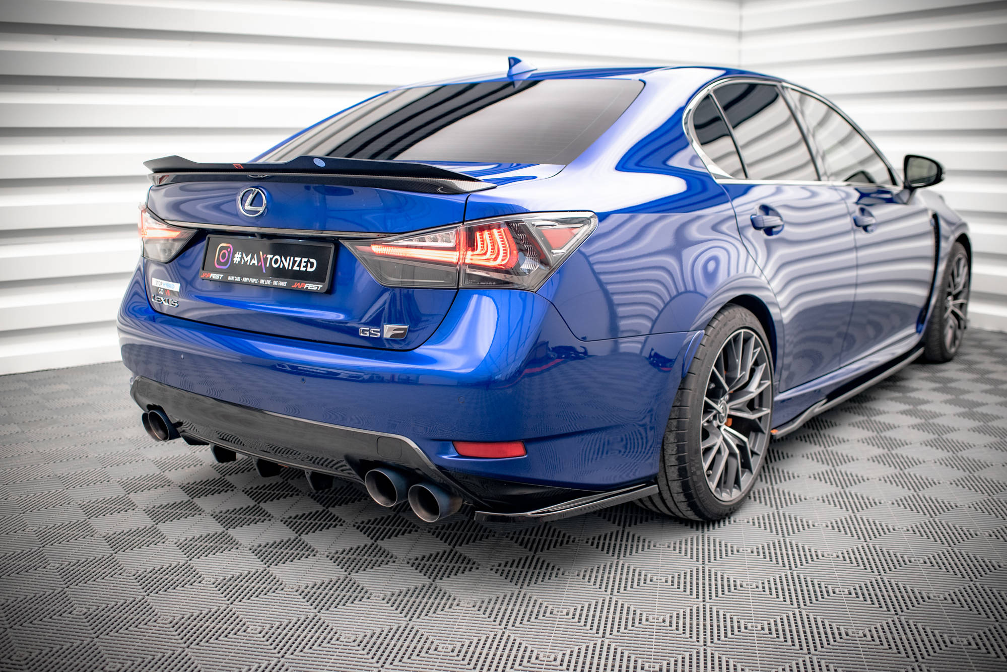 Rear Side Splitters Lexus GS F Mk4 Facelift - 4