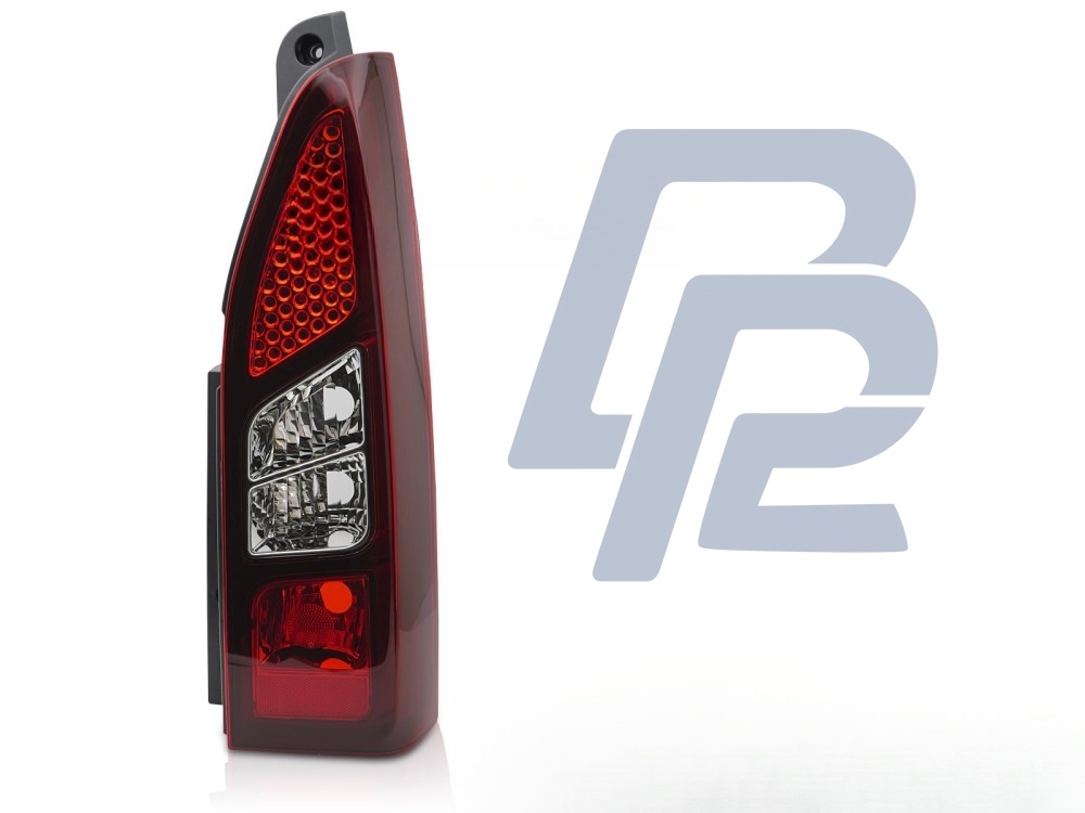 Tail Light Right Side TYC for Citroen Berlingo Paugeot Partner 2012–2018 Single Gate
