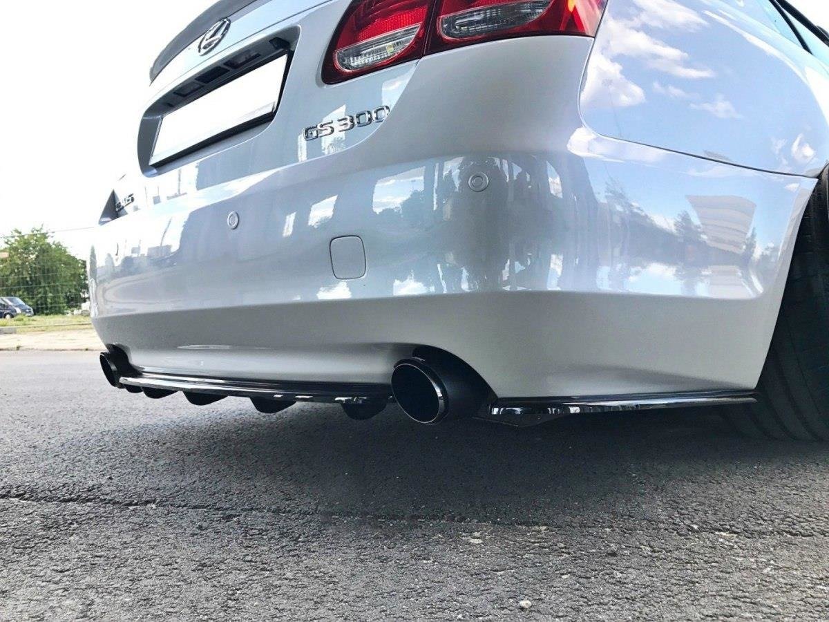 Central Rear Splitter (Vertical Bars) Lexus GS 300 Mk3 Facelift