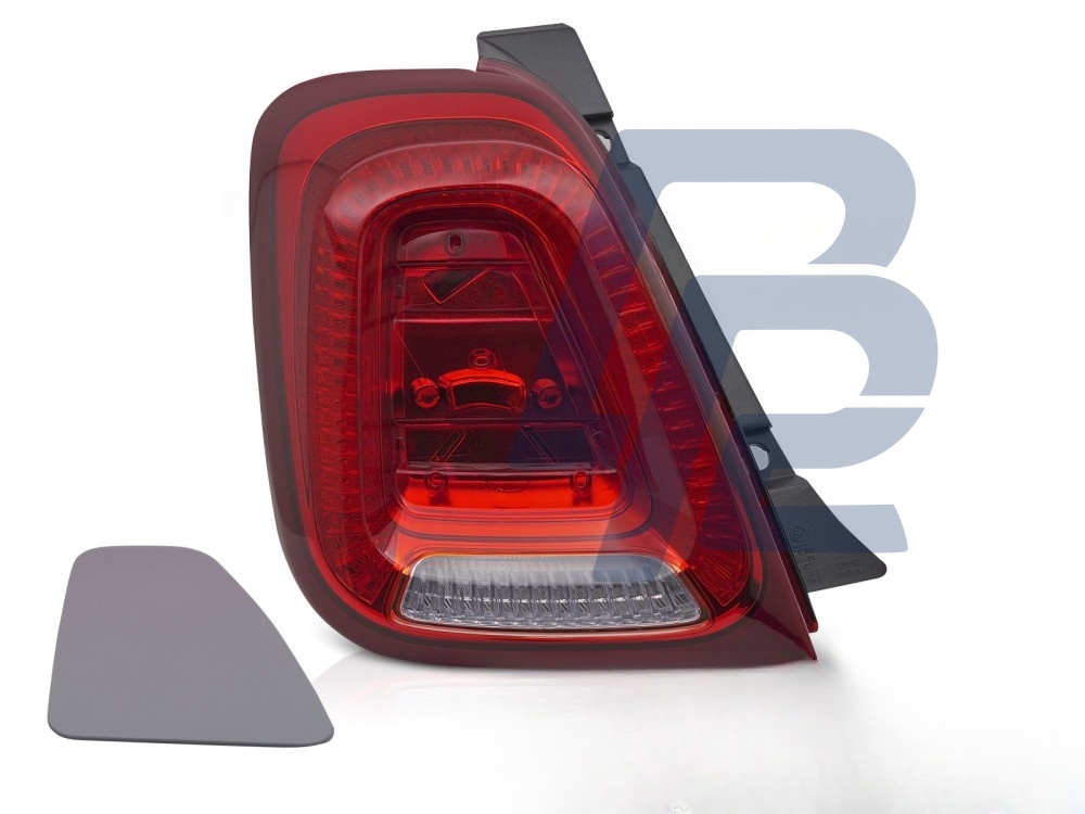 Tail Light Left Side TYC for Fiat 500 2015–2020