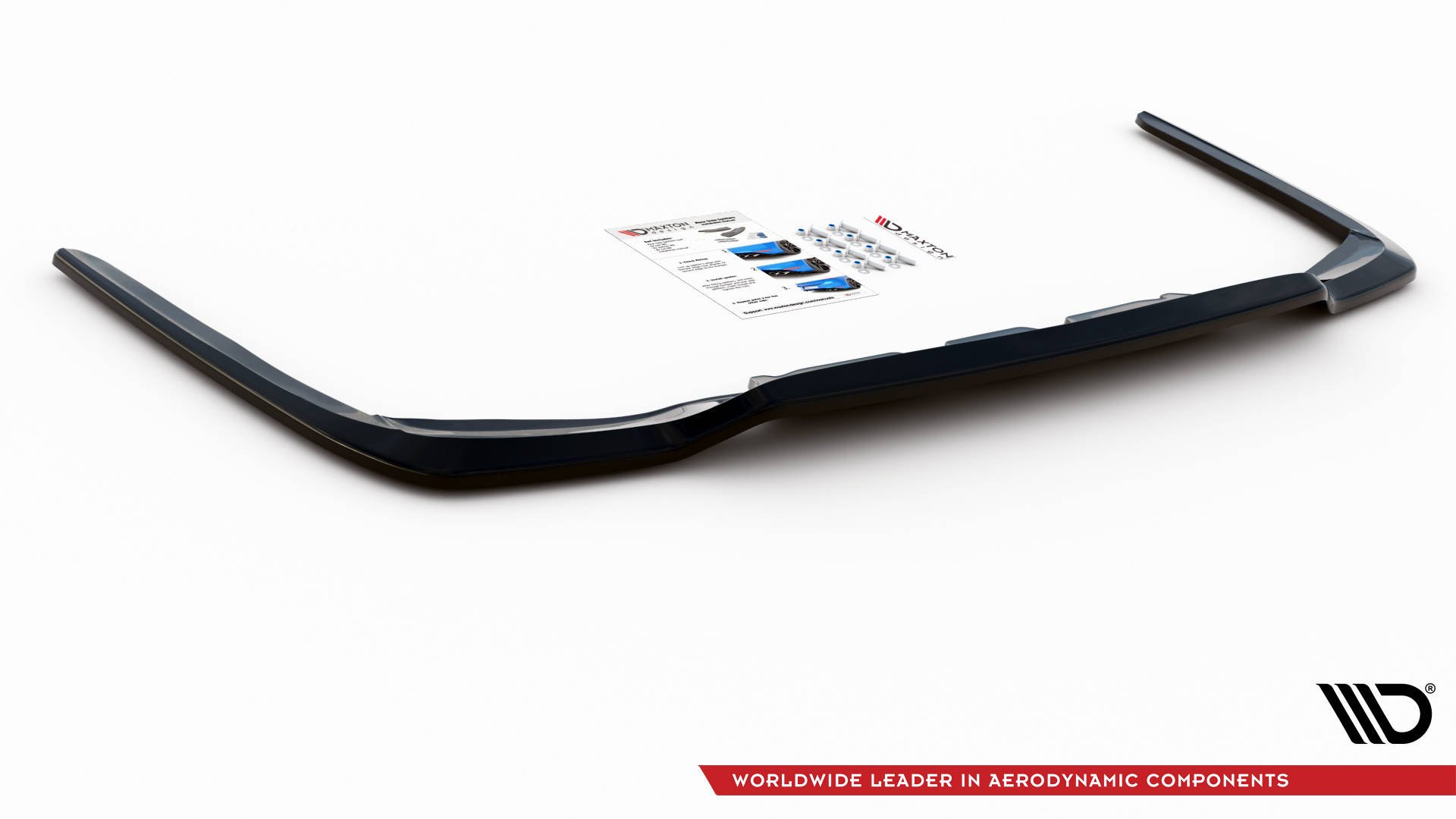 Central Rear Splitter Lexus LS MK4 Facelift (2012-2017) - 7