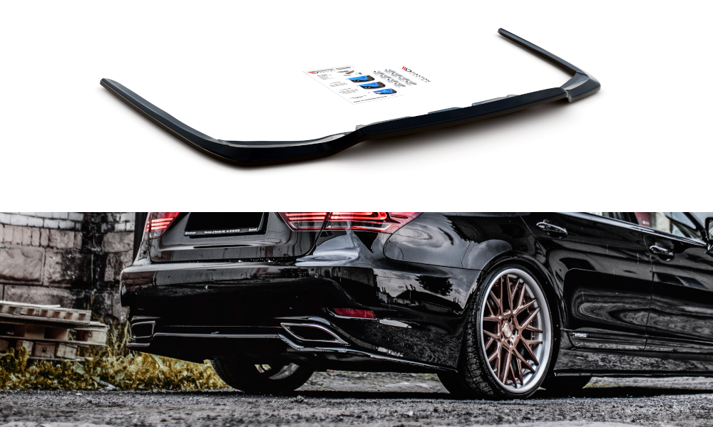 Central Rear Splitter Lexus LS MK4 Facelift (2012-2017)