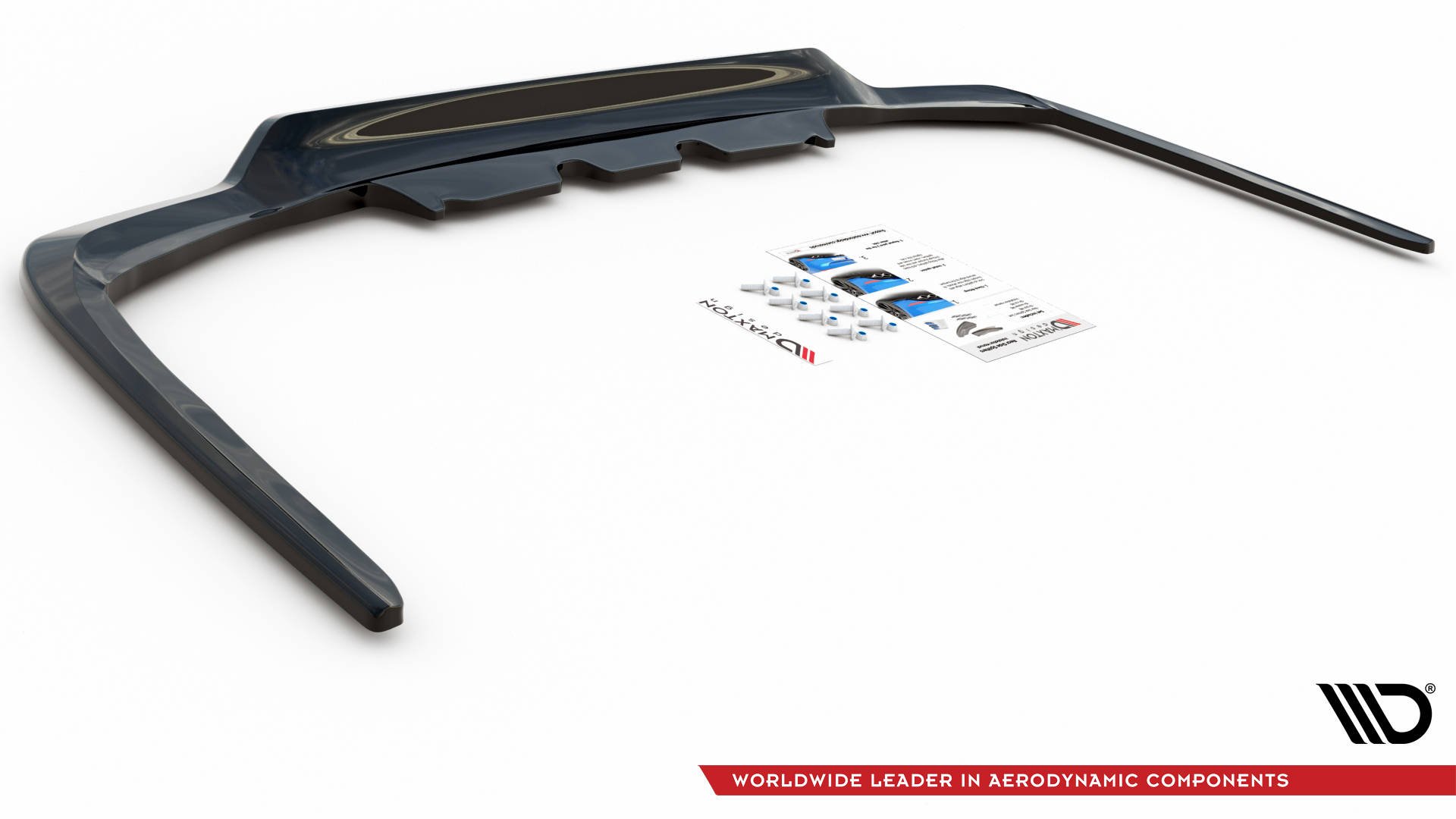 Central Rear Splitter Lexus LS MK4 Facelift (2012-2017) - 8