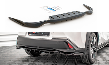 Central Rear Splitter (Vertical Bars) Lexus UX MK1 (2018-)