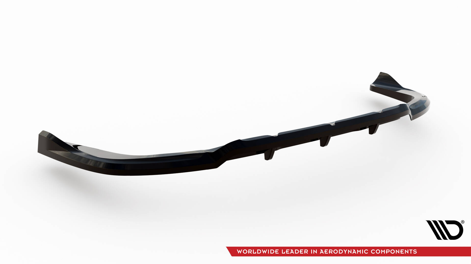 Central Rear Splitter (Vertical Bars) Lexus RX Mk4 Facelift - 4