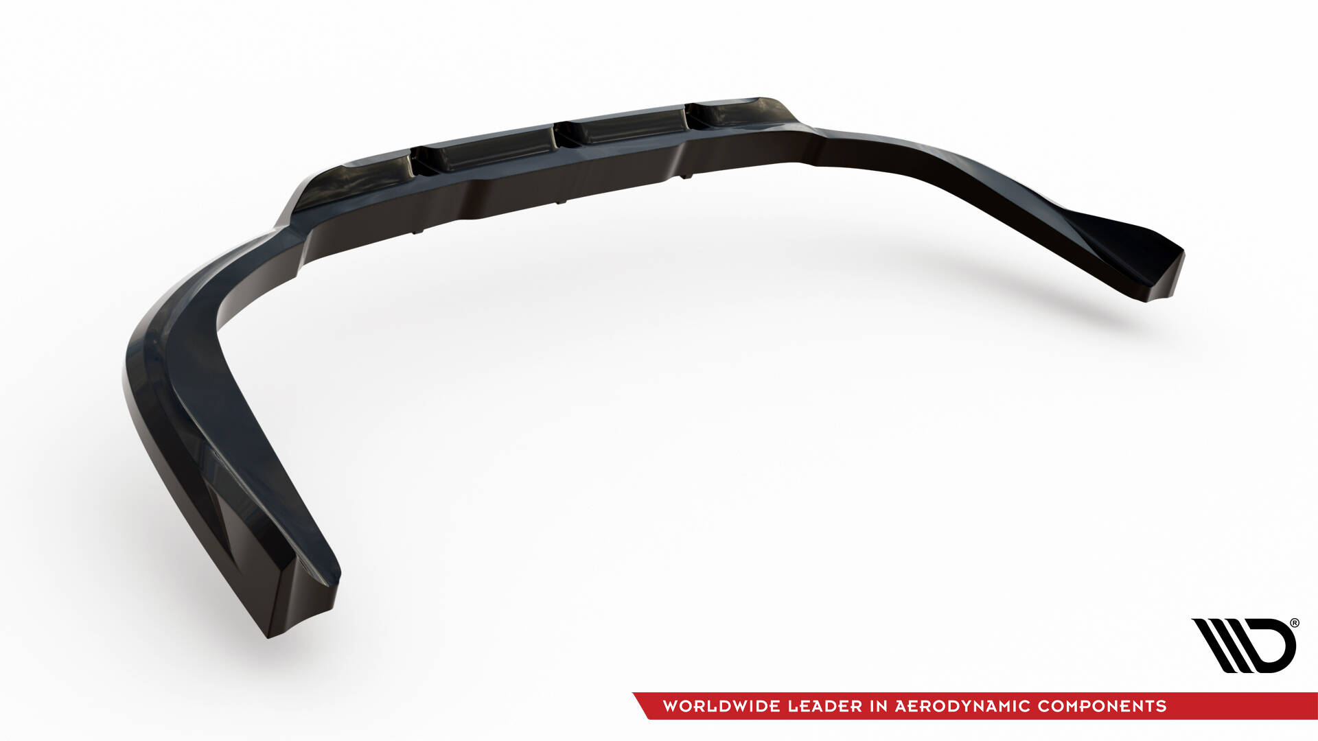 Central Rear Splitter (Vertical Bars) Lexus RX Mk4 Facelift - 5