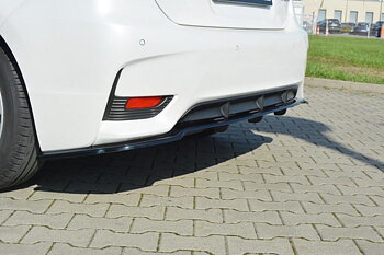 Central Rear Splitter (Vertical Bars) Lexus CT Mk1 Facelift
