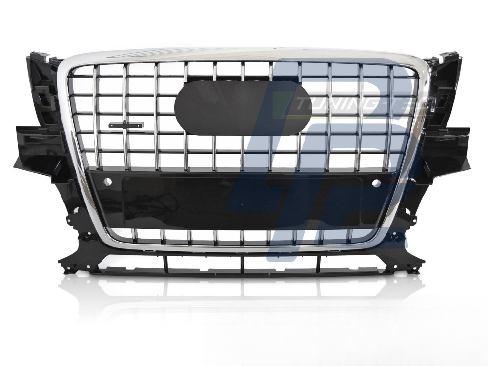 Grille Sport S Style Black/Chrome PDC for Audi Q5 8R 2008–2012 - 3