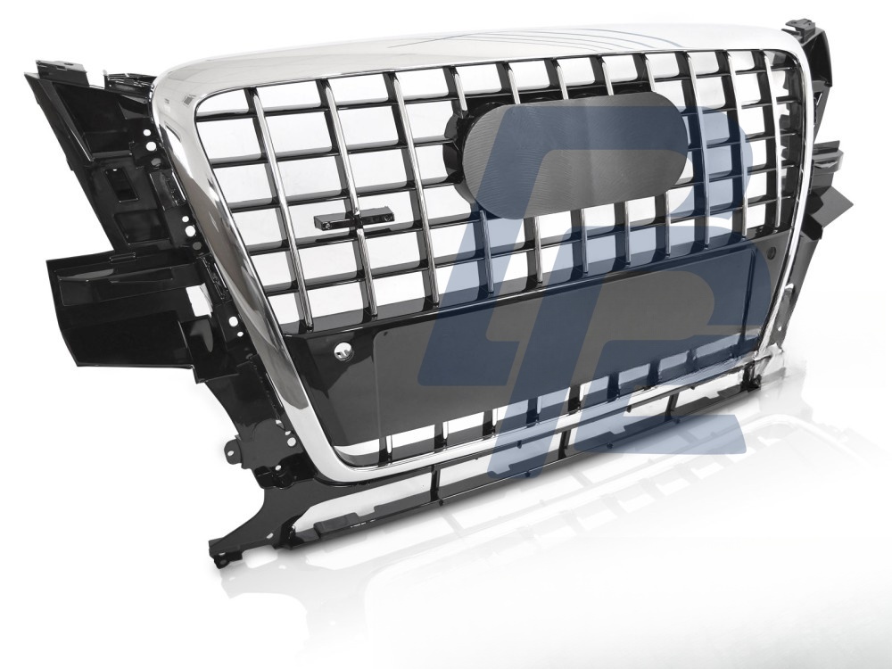 Grille Sport S Style Black/Chrome PDC for Audi Q5 8R 2008–2012 - 4