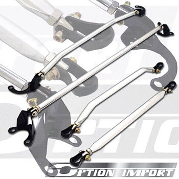 HONDA CIVIC 96-00 SIX-PERFORMANCE 4-PIECE STRUTBAR SET