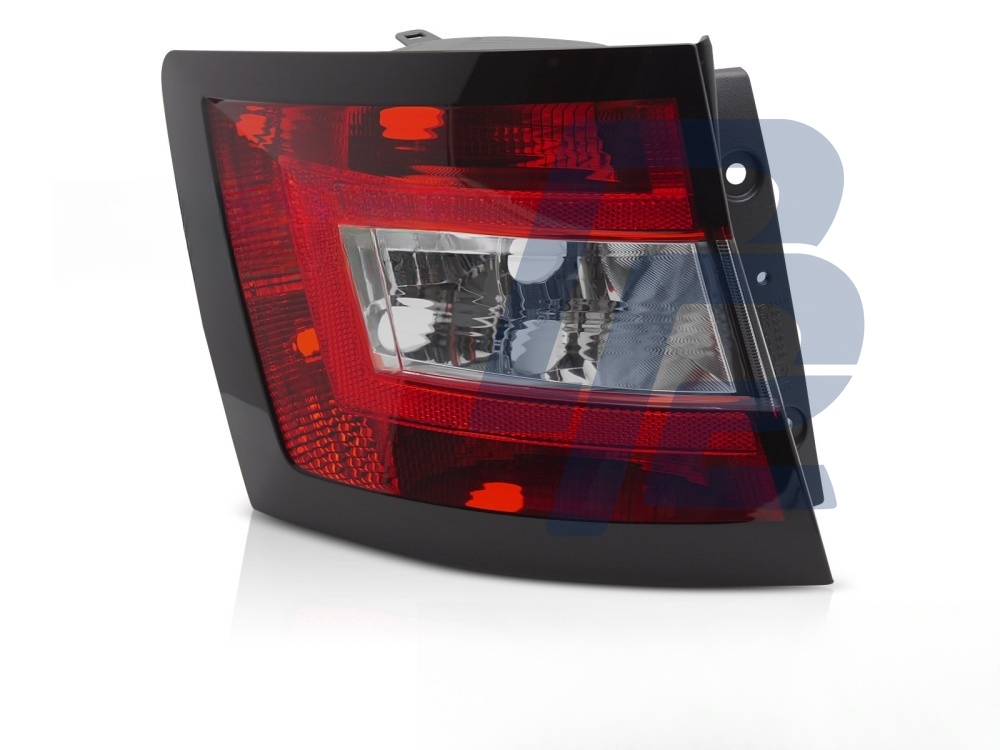 Tail Light Red/Clear Left Side TYC for Skoda Fabia 2014–2018 Estate - 2