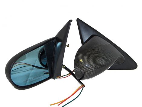 HONDA CIVIC 96-00 SPOON STYLE REAL CARBON MIRRORS ELECTRIC