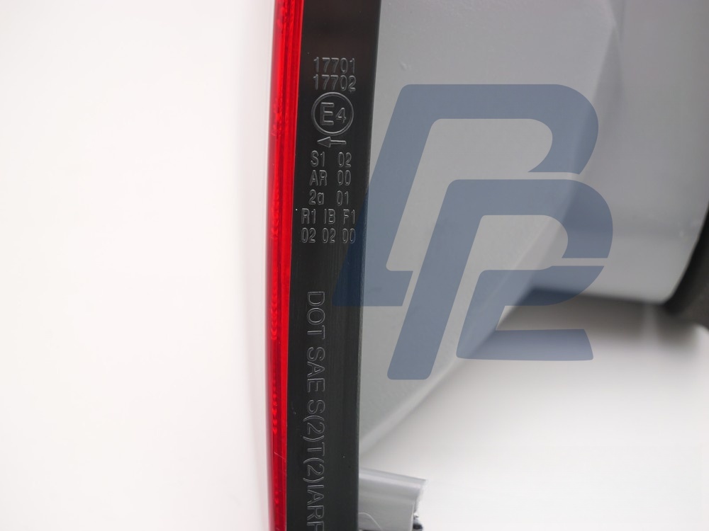 LED Tail Light Red/Clear Left Side TYC for Mercedes W211 2006–2009 4D - 4