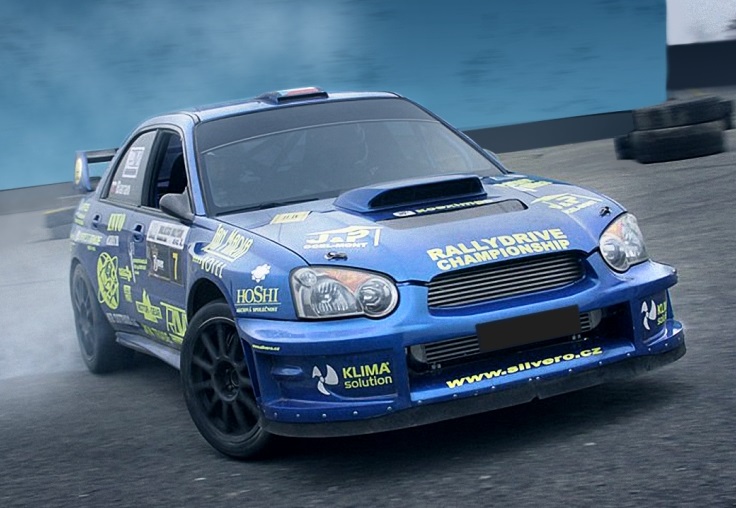 SUBARU IMPREZA WRX 04-05 FRÄMRE STÖTFÅNGARE WRC STIL [AUTOR]