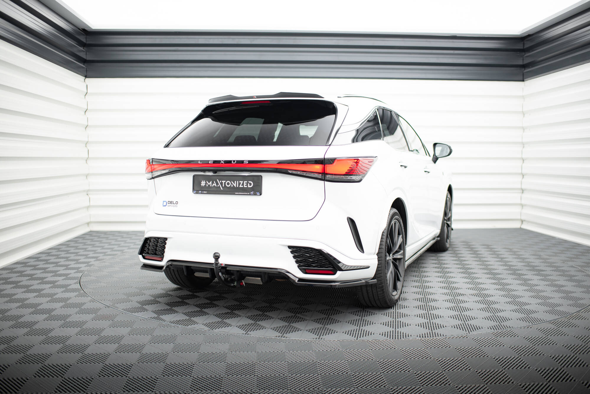 Rear Splitter (Vertical Bars) Lexus RX F-Sport Mk5 - 6