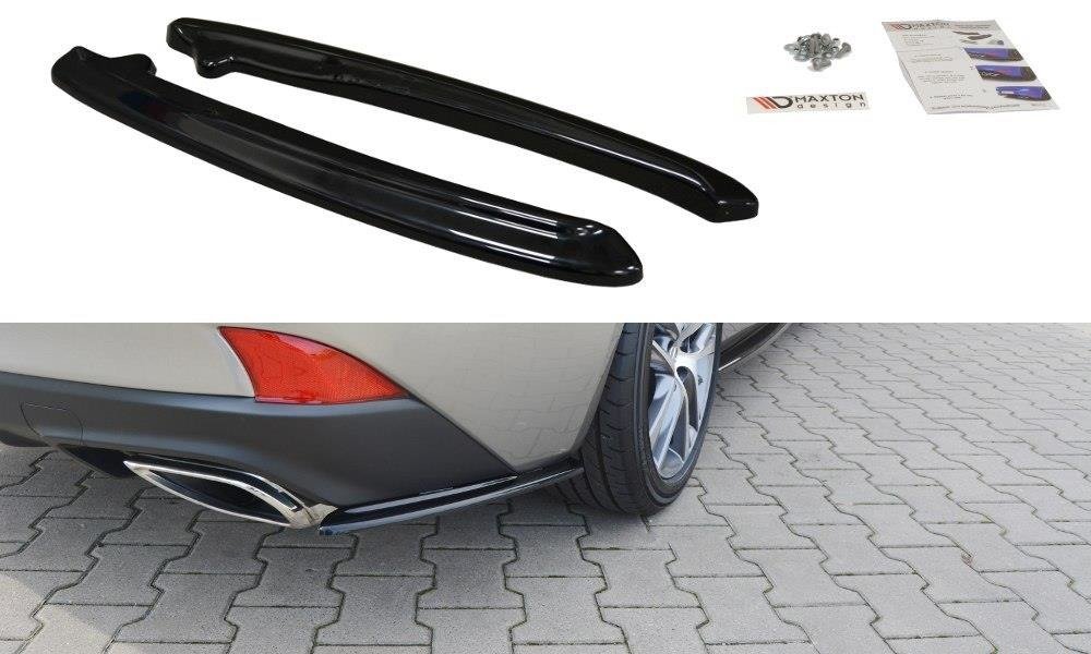 Rear Side Splitters Lexus IS Mk3 Facelift T