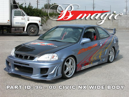 HONDA CIVIC 96-98 2D NX STYLE 12-PIECE WIDEBODYKIT [AIT]