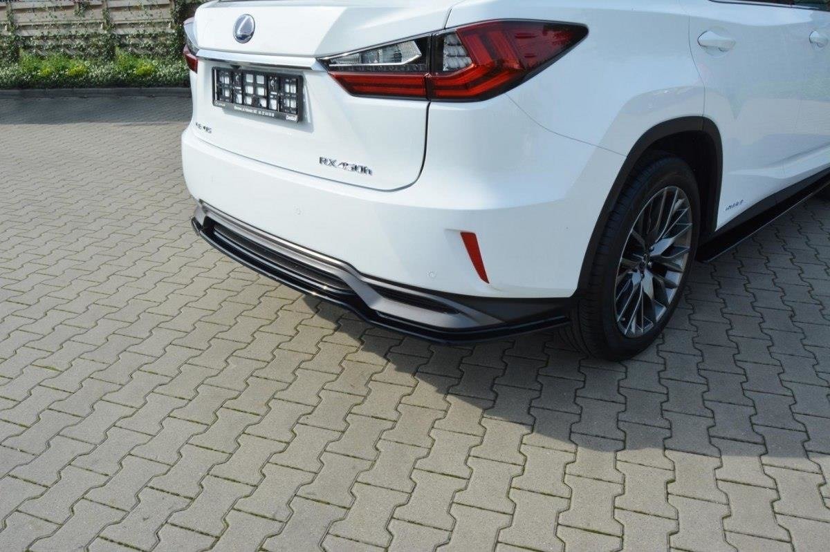 Central Rear Splitter Lexus RX MK4 H (Without Vertical Bars) - 4