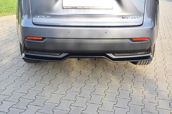 Central Rear Splitter Lexus NX MK1 H (With Vertical Bars) (2014-2017)
