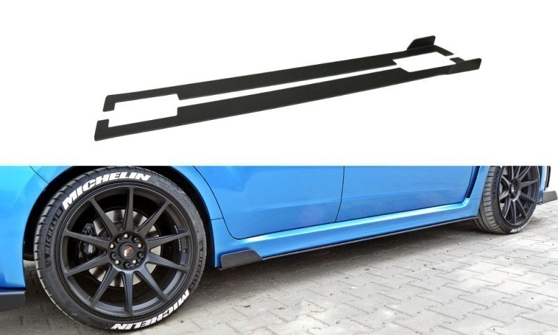 RACING SIDE SKIRTS DIFFUSERS SUBARU IMPREZA WRX STI 2009-2011