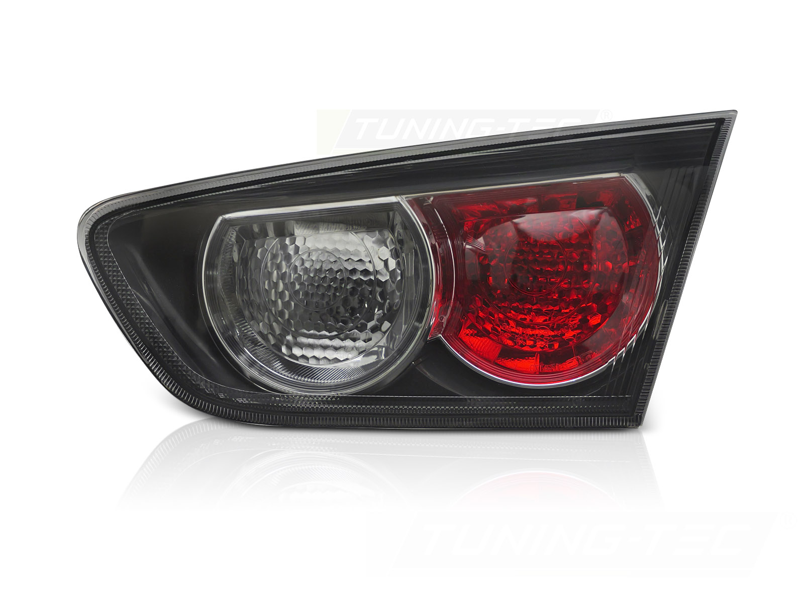 BAKLYKTA SVART HÖGER SIDA TYC FLAP TILL MITSUBISHI LANCER 4D 2008-2016