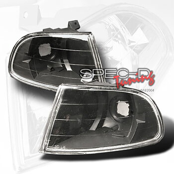HONDA CIVIC 92-95 2/3D JDM BLACK FRONT CORNERLIGHTS