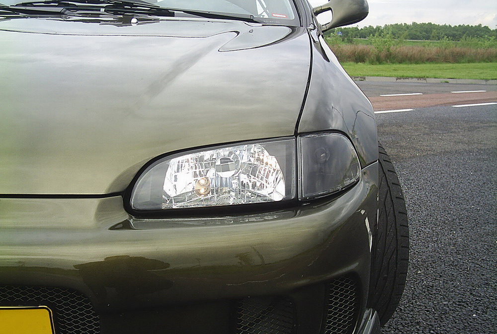 HONDA CIVIC 92-95 2/3D JDM SVARTA FRÄMRE BLINKERS - 2