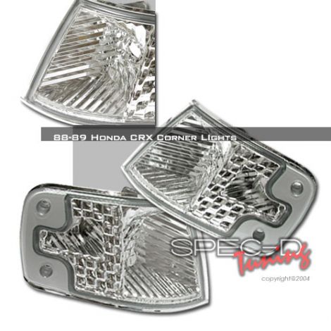 HONDA CRX 88-89 CRYSTAL KLARA FRÄMRE BLINKERS - 2