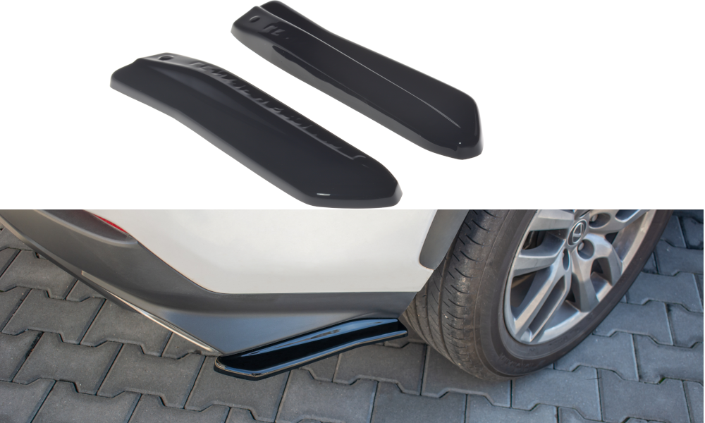 Rear Side Splitters Lexus NX Facelift (Hybrid) (2017-)