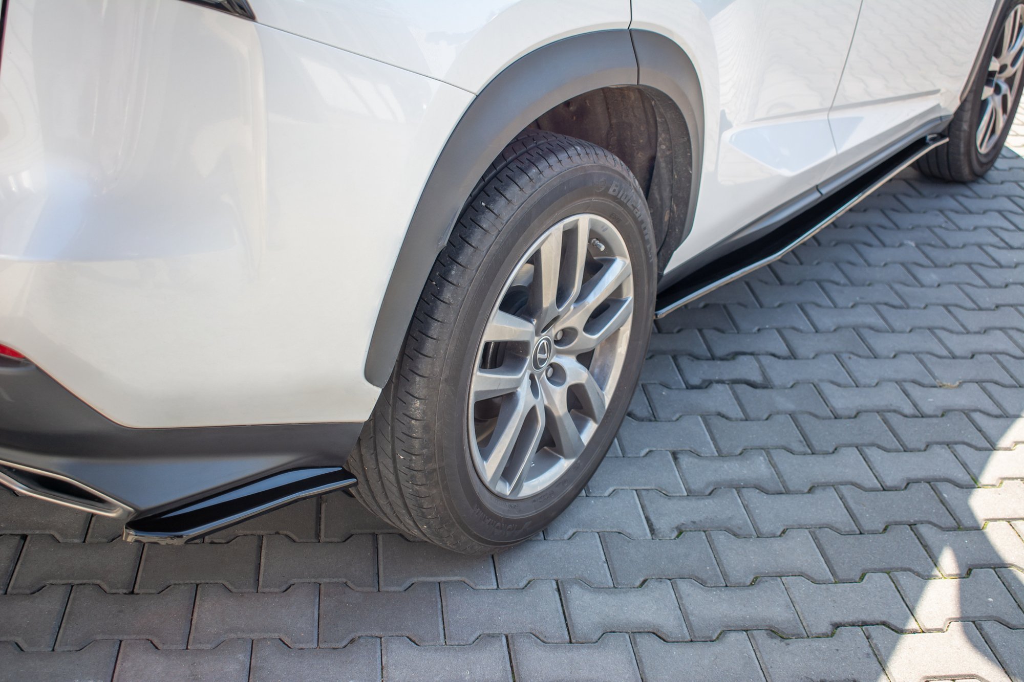 Rear Side Splitters Lexus NX Facelift (Hybrid) (2017-) - 2