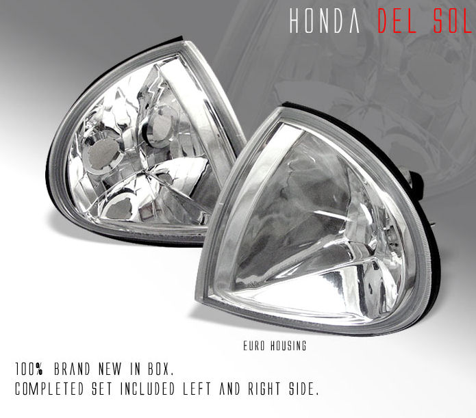 HONDA CRX DELSOL 92+ EURO KLARA FRÄMRE BLINKERS