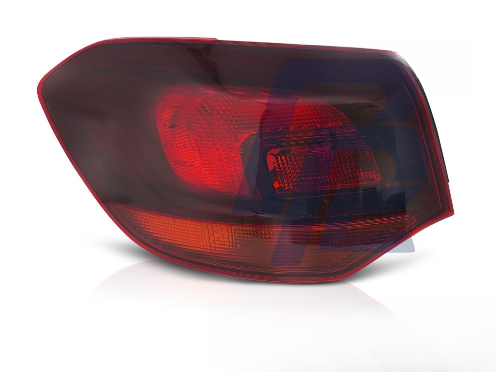 Tail Light Red/Smoked Left Side TYC for Opel Astra J 2010–2015 Wagon - 3