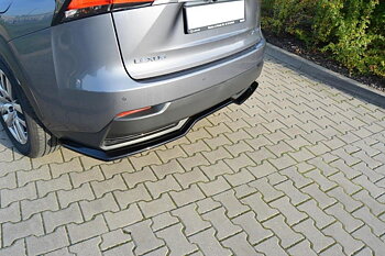 Central Rear Splitter Lexus NX MK1 H (Without Vertical Bars) (2014-2017)