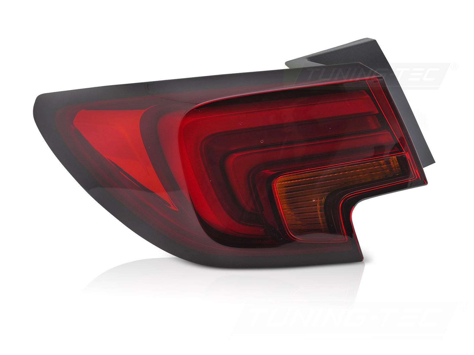 LED BAKLYKTA RÖD/TONAD VÄNSTER SIDA TYC TILL OPEL ASTRA K 2015-2019 HB