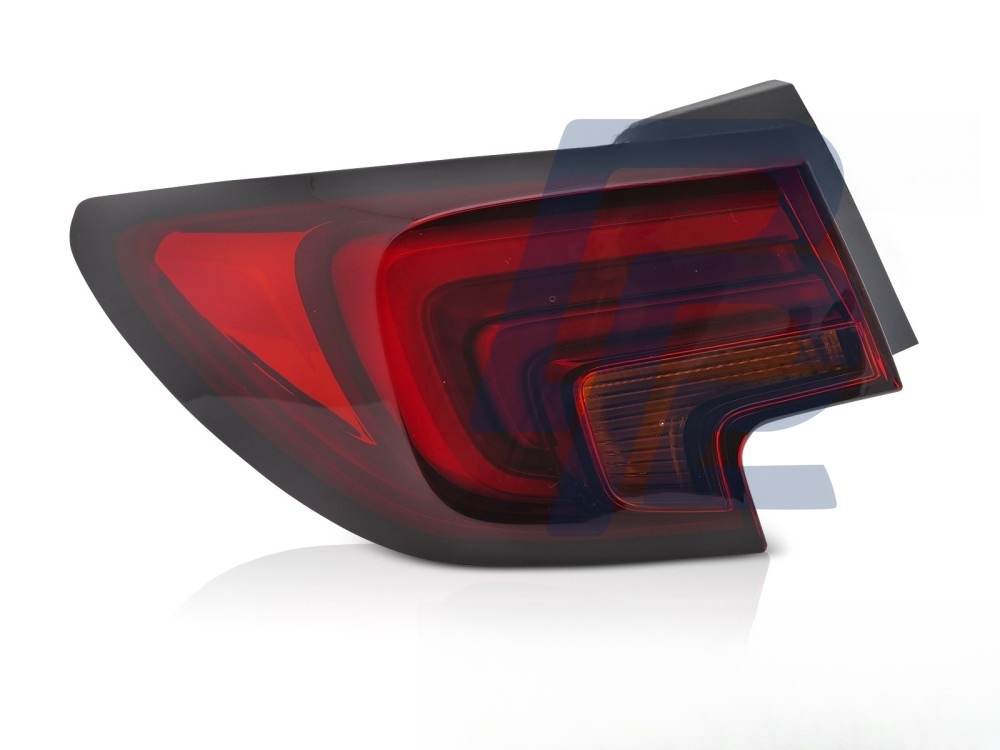 LED Tail Light Red/Smoked Left Side TYC for Opel Astra K 2015–2019 Hb - 4