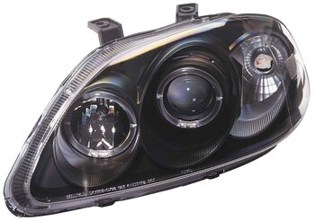 HONDA CIVIC 96-98 ANGELEYE SVARTA STRÅLKASTARE SONAR