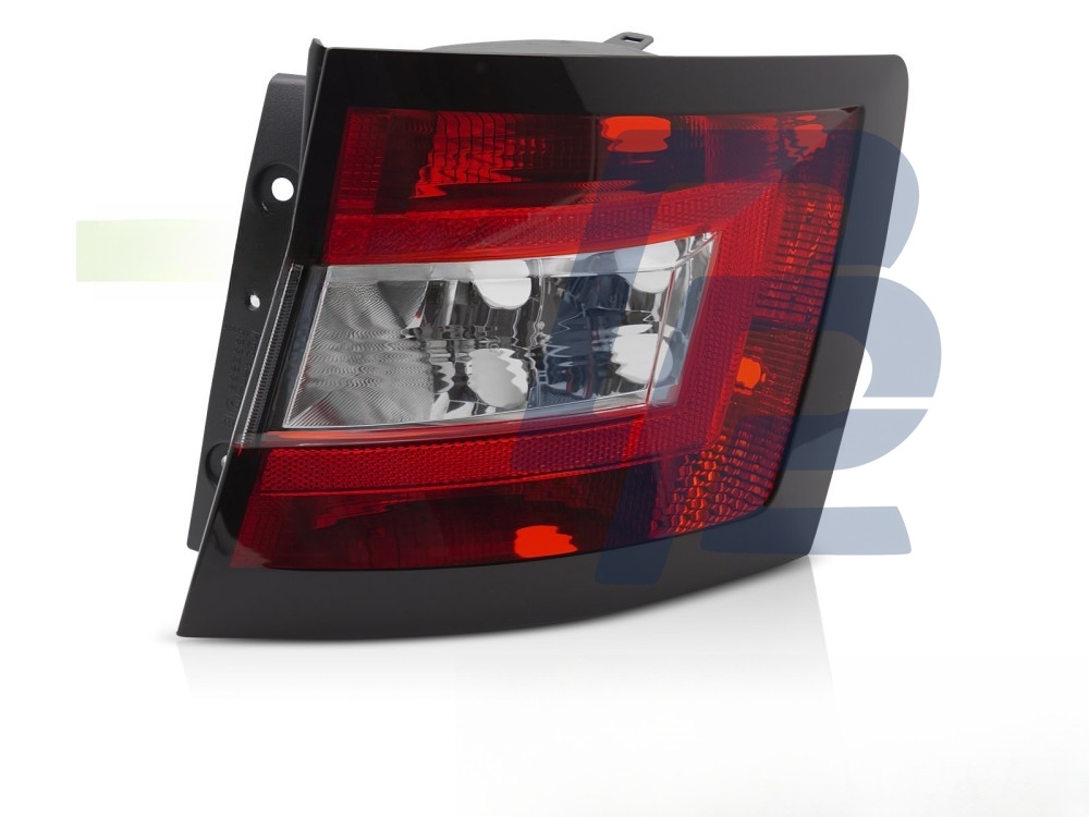 Tail Light Red/Clear Right Side TYC for Skoda Fabia 2014–2018 Estate - 3
